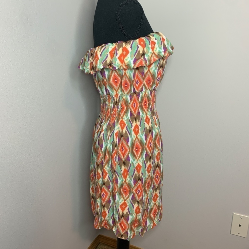 579 Sleeveless Multi-Color Dress - Picture 4 of 7